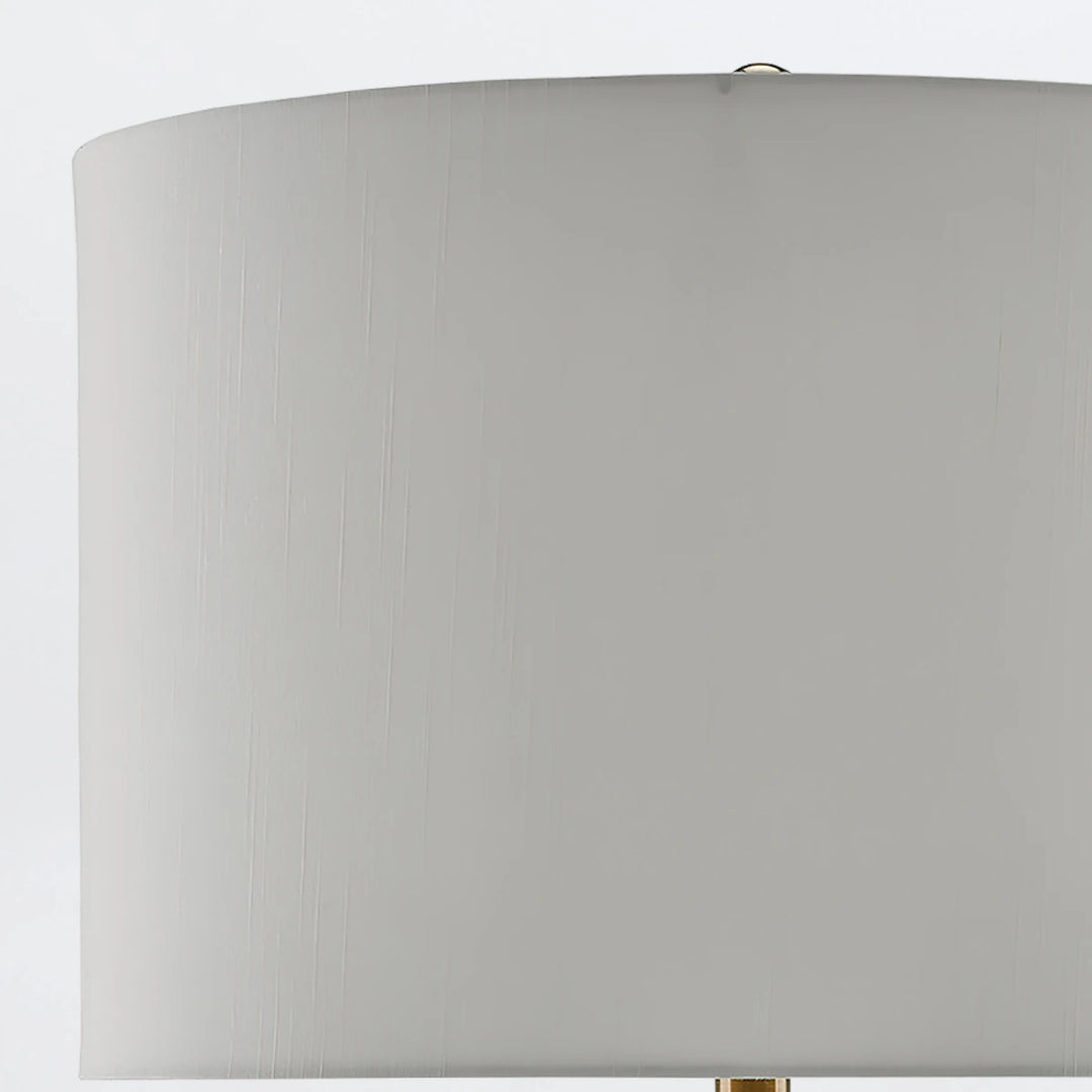 Lilou 1 Table Lamp - White & Antique Brass