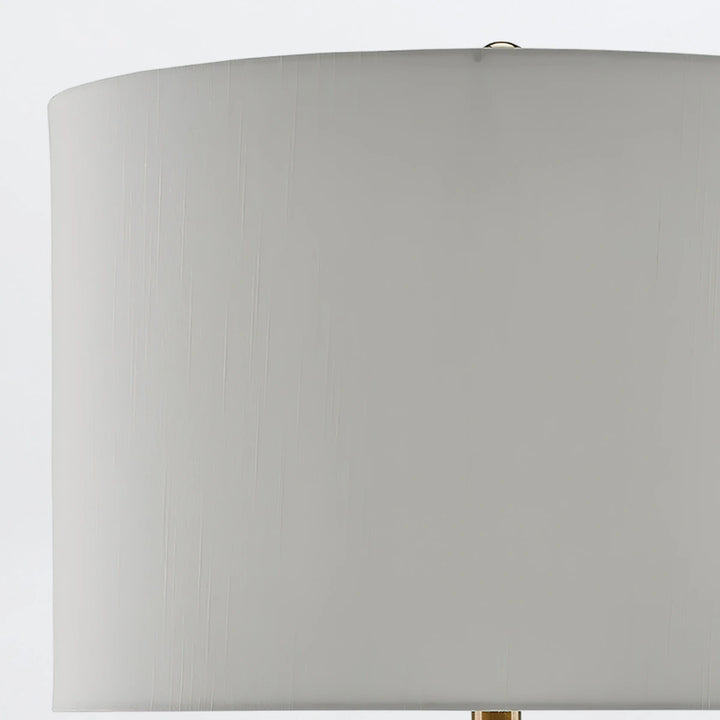 Lilou 1 Table Lamp - White & Antique Brass