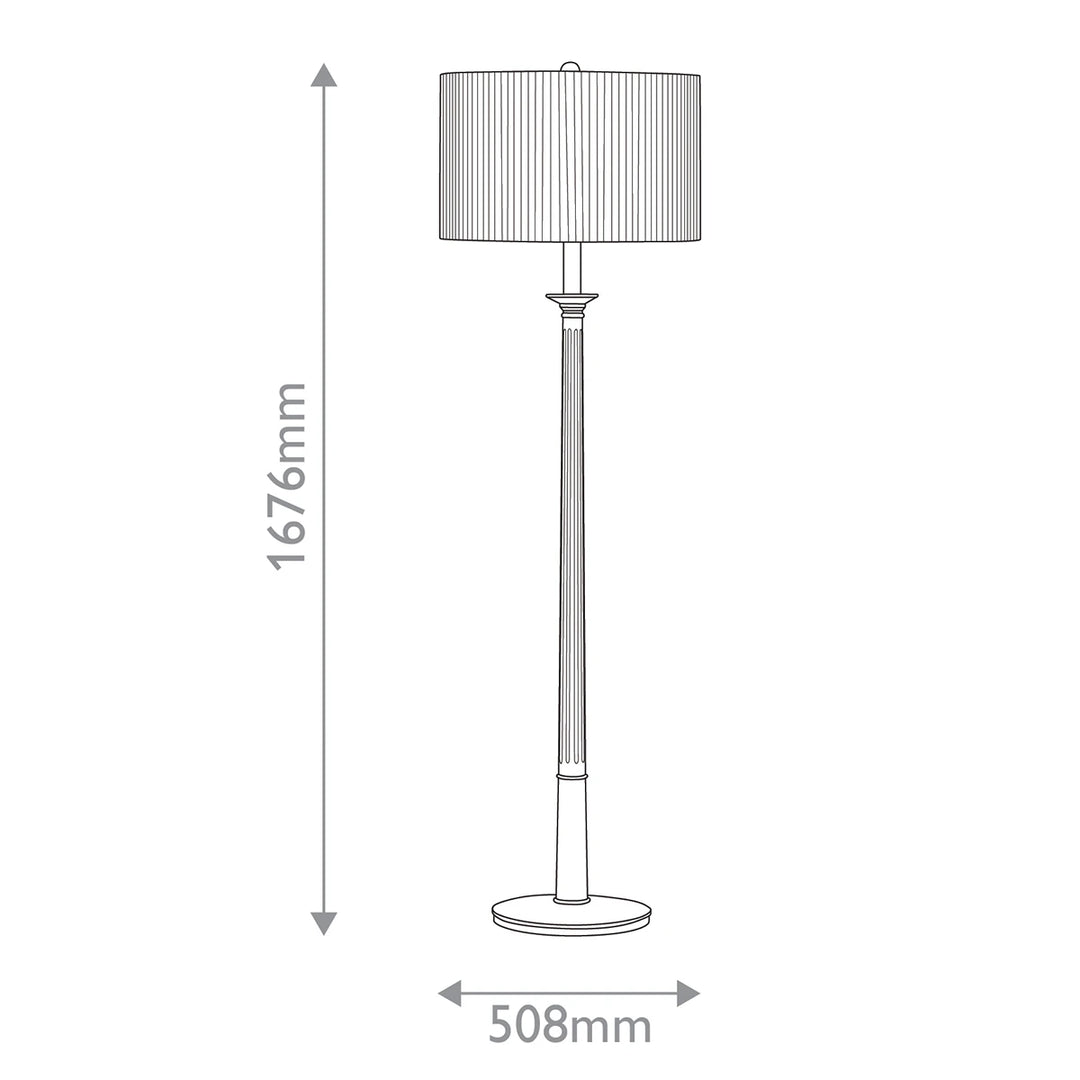 Mitford 1 Floor Lamp - Natural