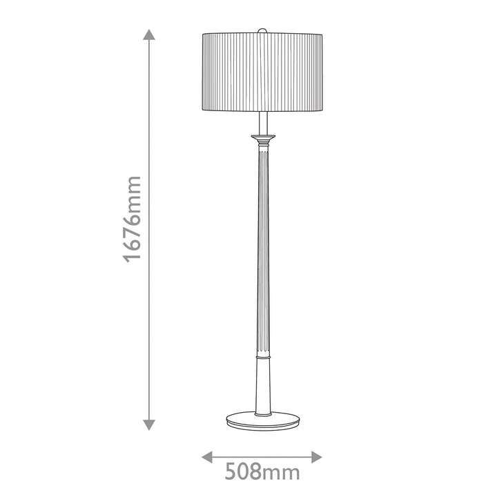 Mitford 1 Floor Lamp - Natural