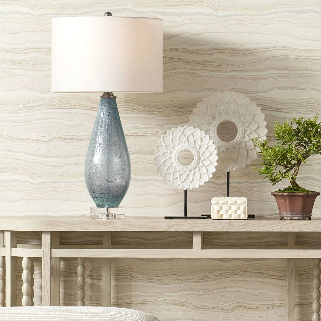 Optimist 1 Table Lamp - Pale Blue Speckle