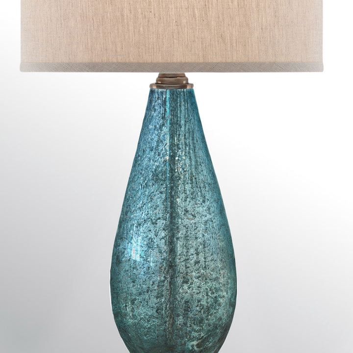 Optimist 1 Table Lamp - Pale Blue Speckle