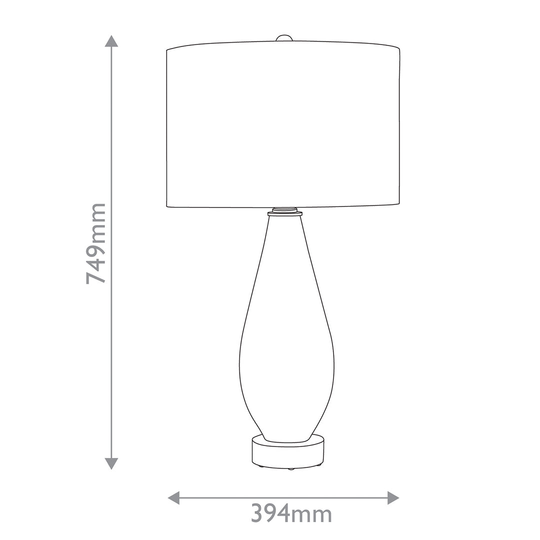 Optimist 1 Table Lamp - Pale Blue Speckle