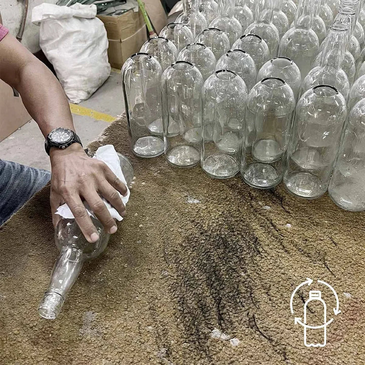 Settat 5 Chandelier - Silver Leaf