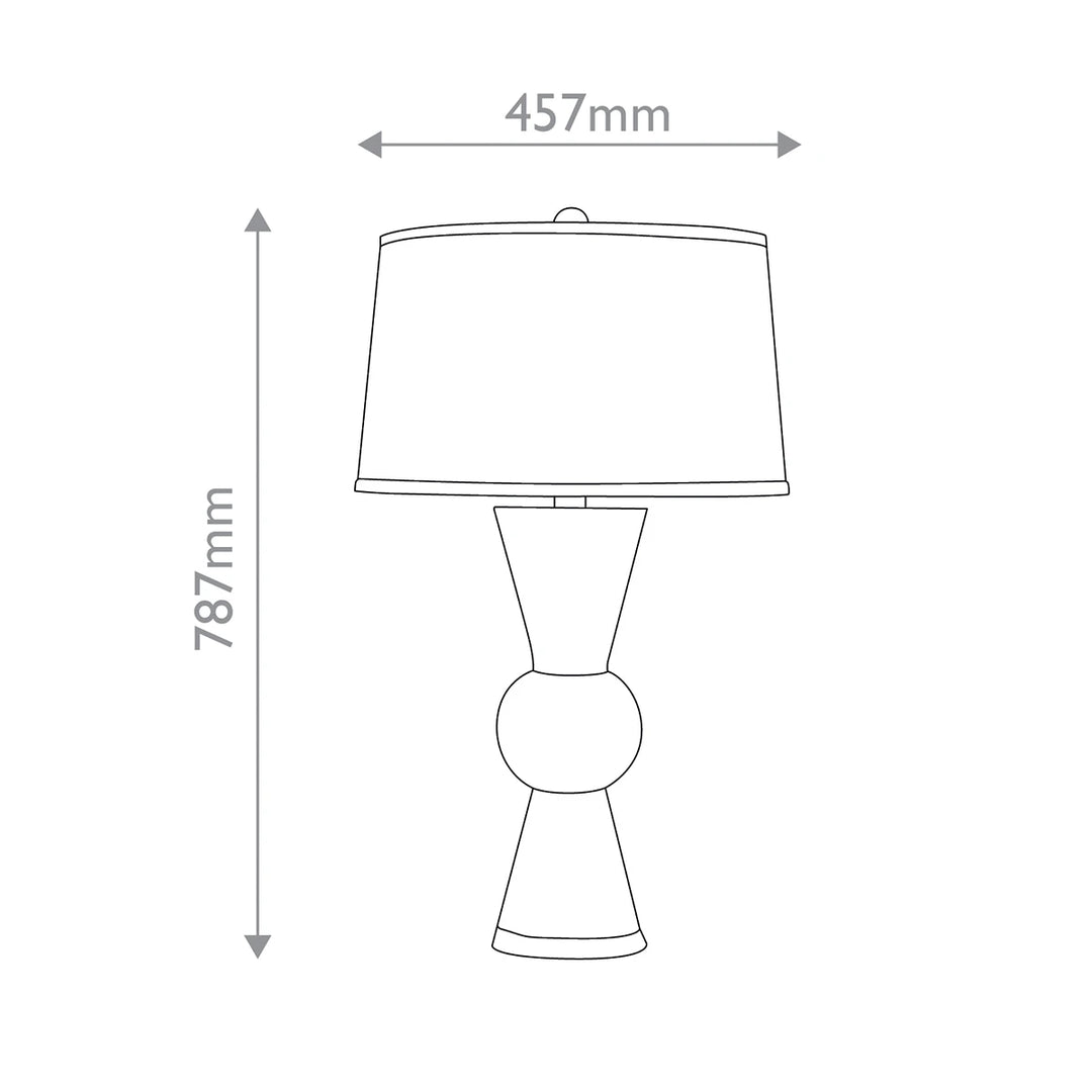 Upbeat 1 Table Lamp - Antique White
