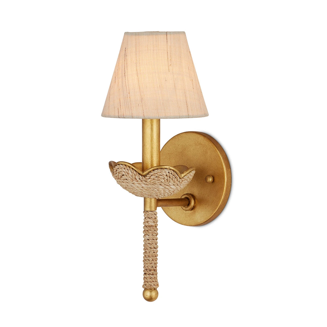 Vichy 1 Wall Light - Contemporary Gold Leaf