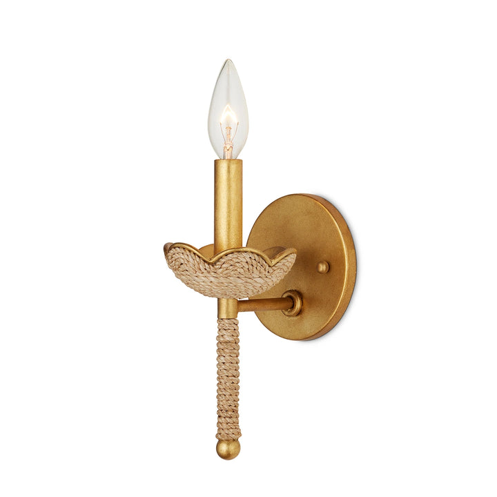 Vichy 1 Wall Light - Contemporary Gold Leaf
