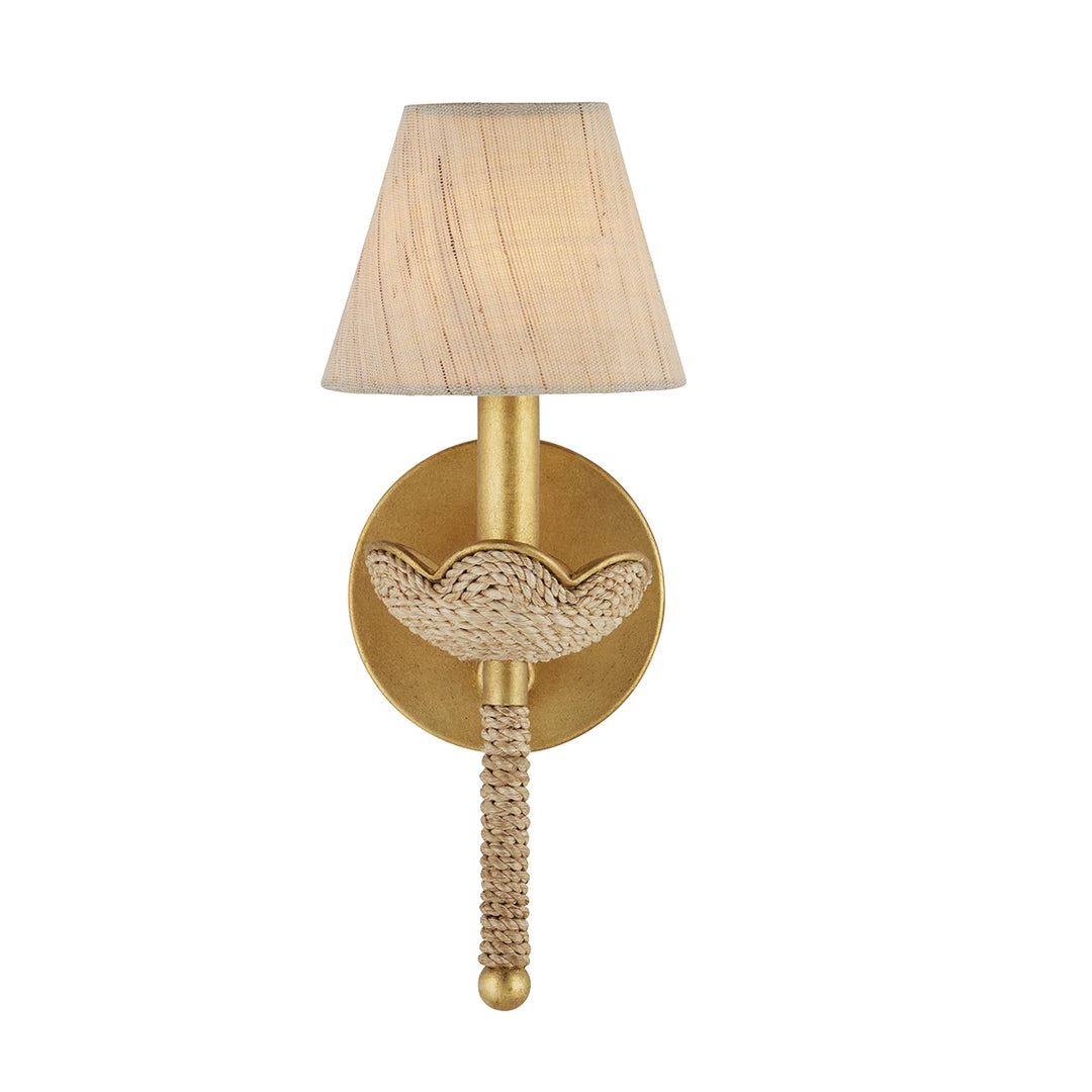 Vichy 1 Wall Light - Contemporary Gold Leaf