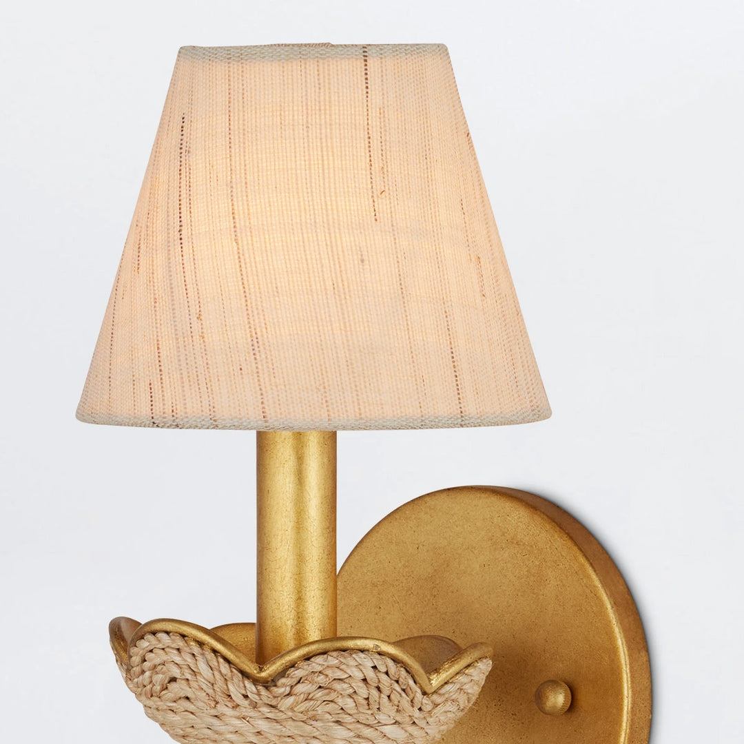 Vichy 1 Wall Light - Contemporary Gold Leaf