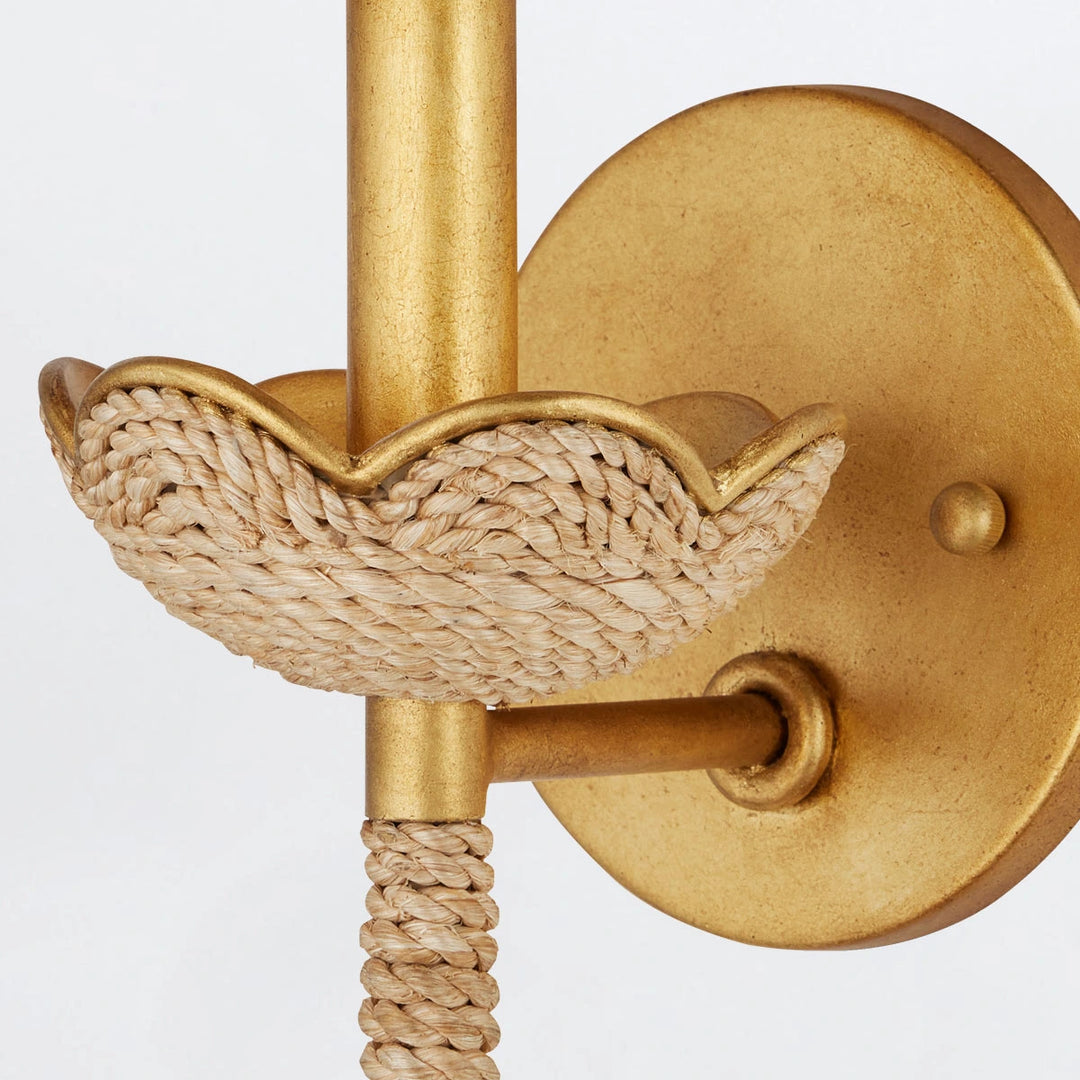 Vichy 1 Wall Light - Contemporary Gold Leaf