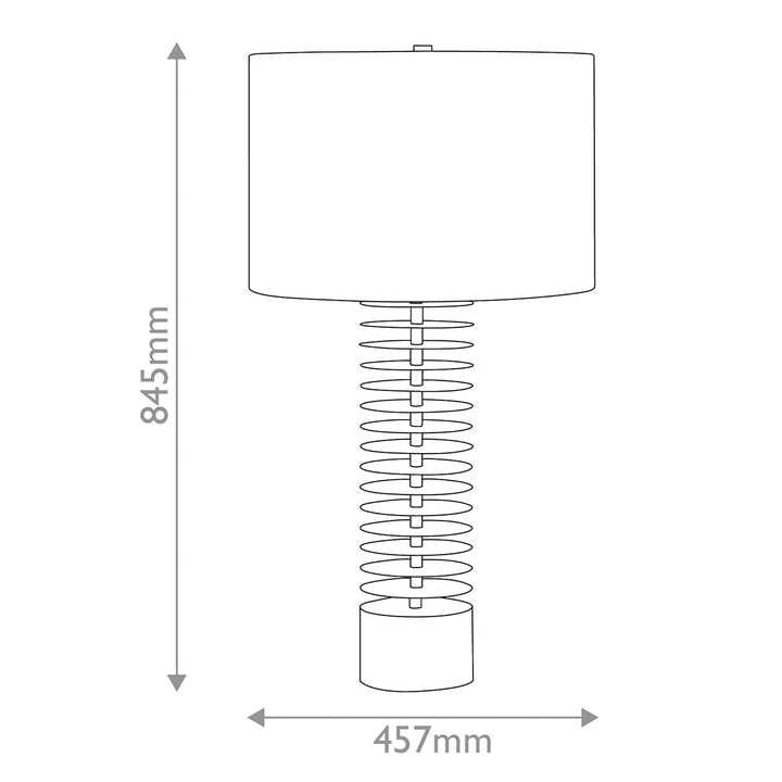 Walwyn 1 Table Lamp - Antique Brass