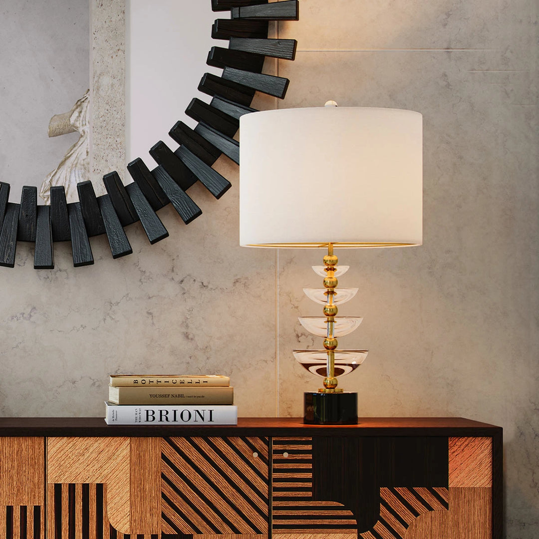 Waterfall 1 Table Lamp - Brass