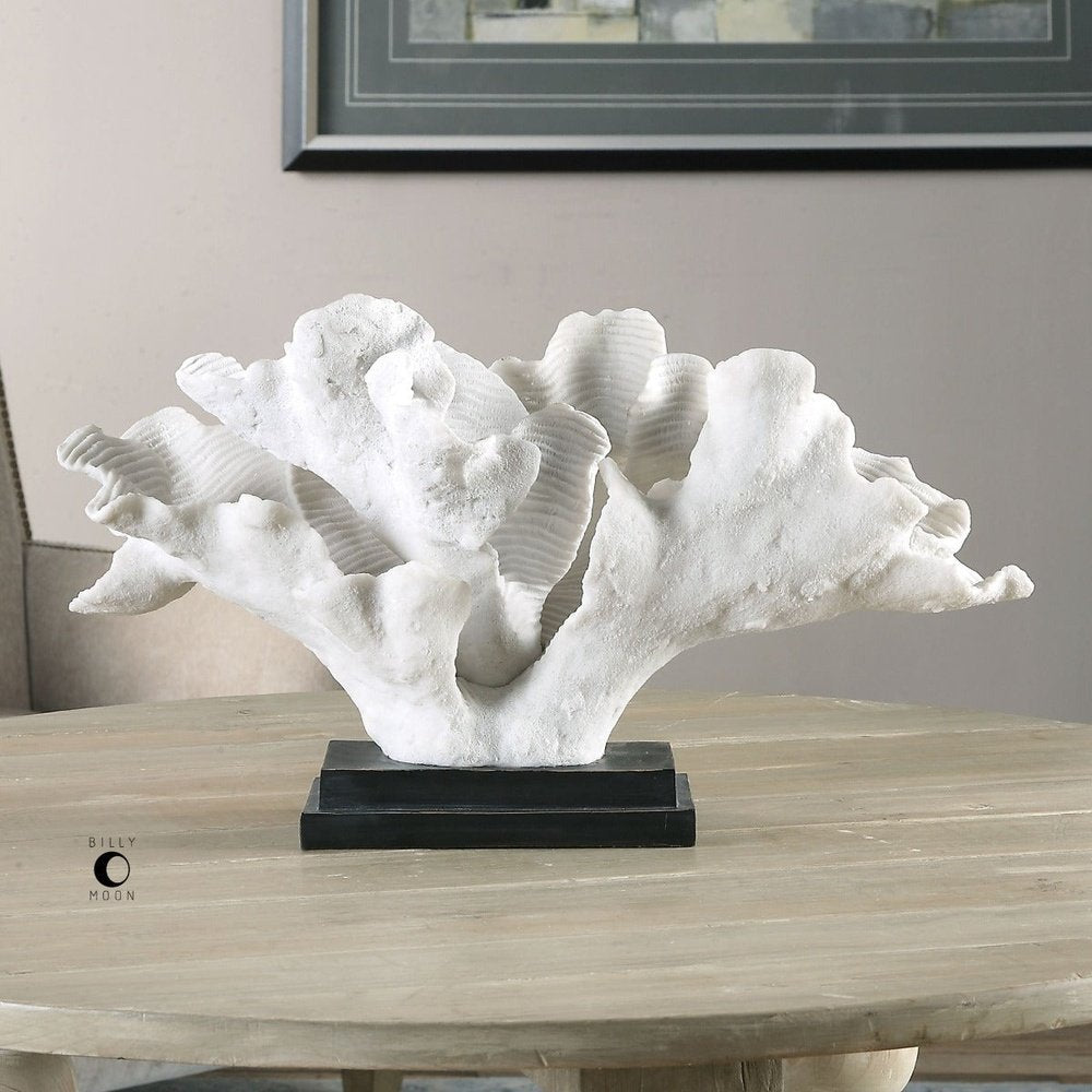 Coral Statue in White