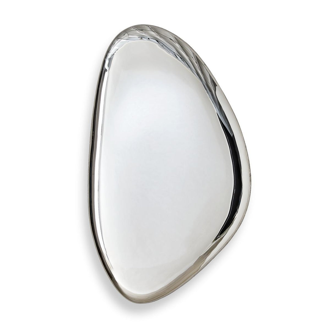 Jelly Bean Wall Sculpture - Silver
