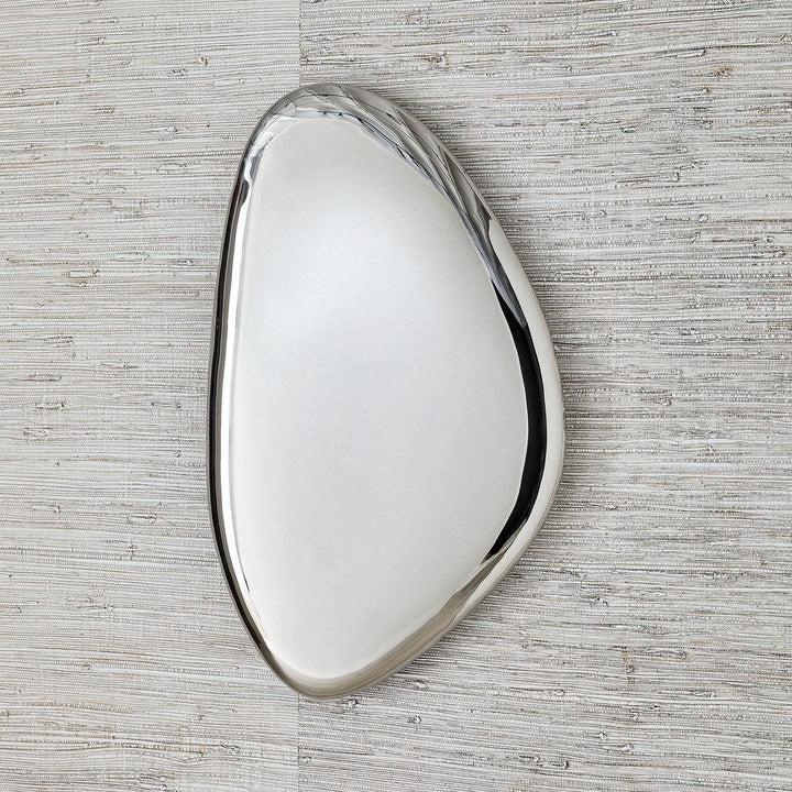 Jelly Bean Wall Sculpture - Silver
