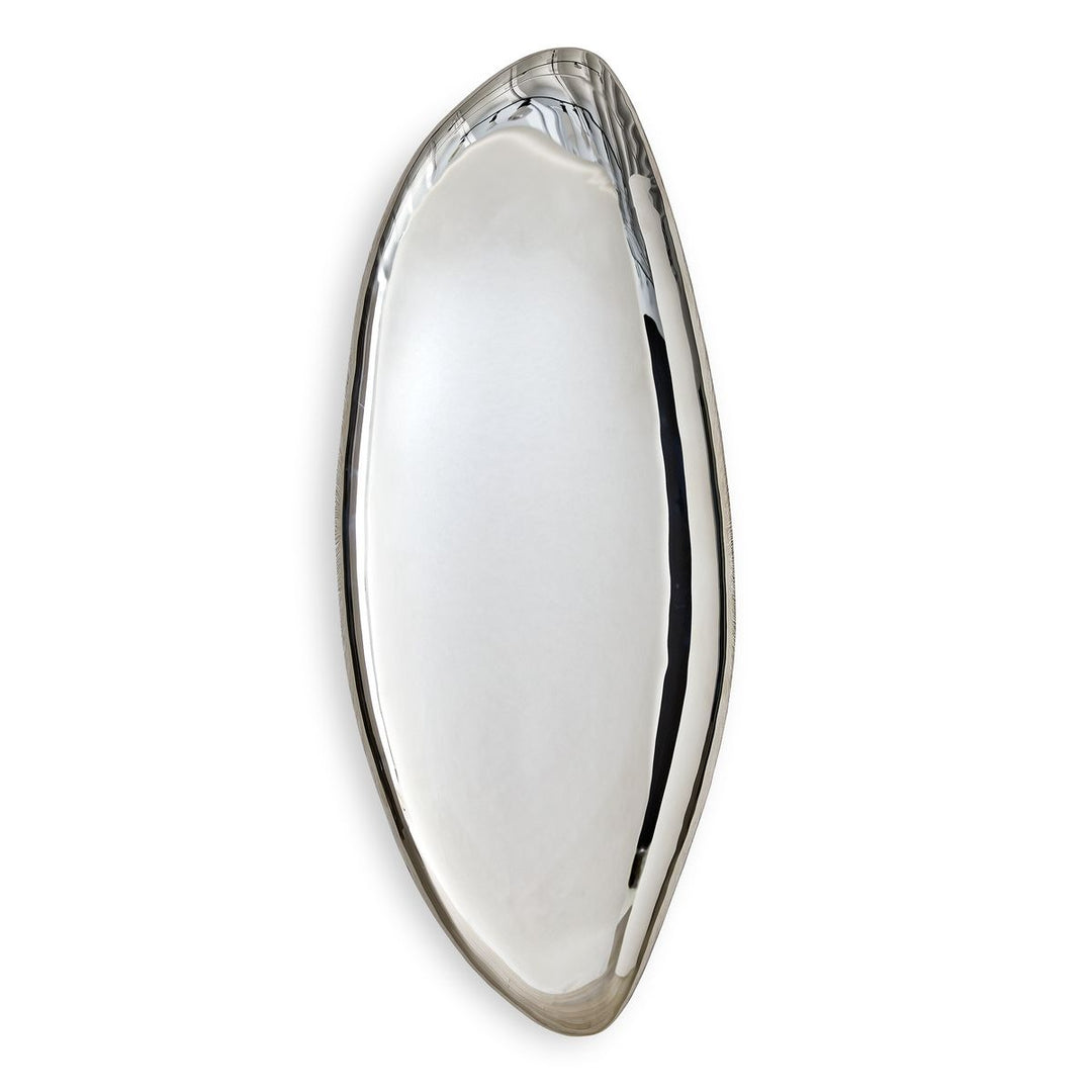 Jelly Bean Wall Sculpture - Silver