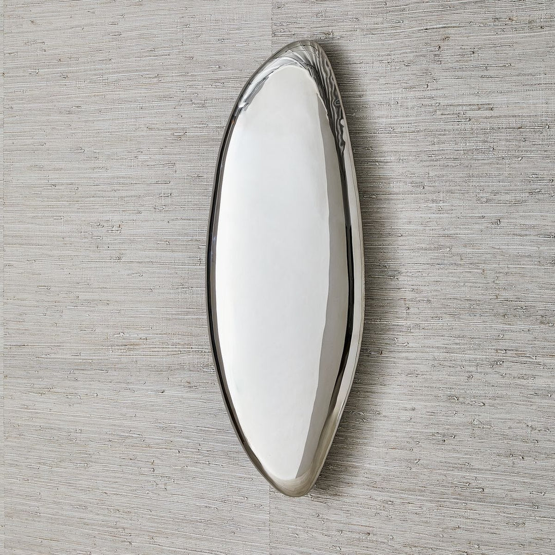 Jelly Bean Wall Sculpture - Silver