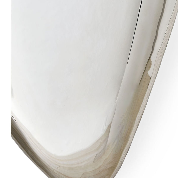 Jelly Bean Wall Sculpture - Silver