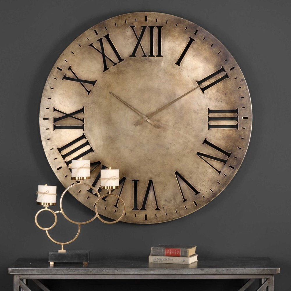 Uttermost Black Label Henrik Wall Clock