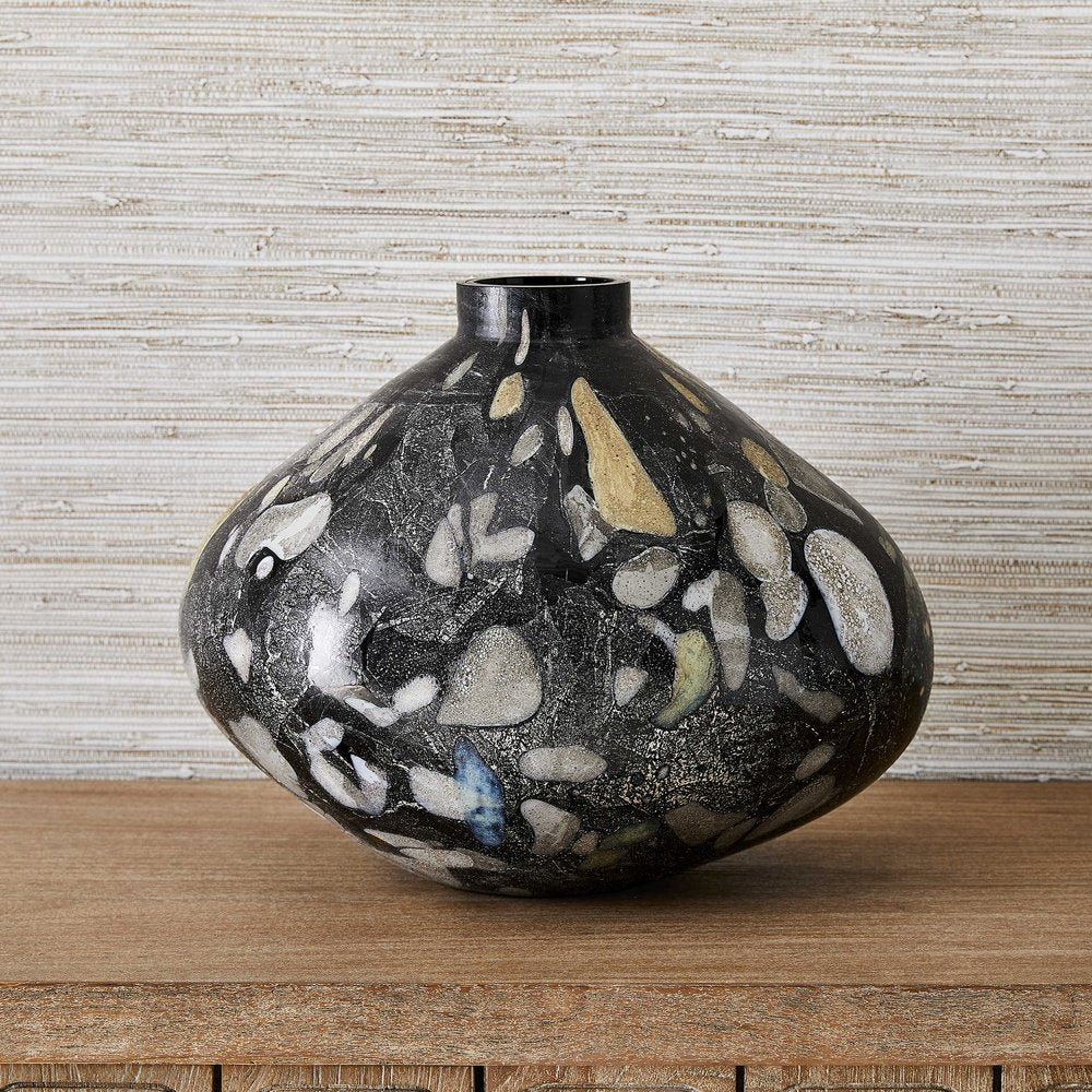 Black Label Pebble Large Vase Uttermost 3