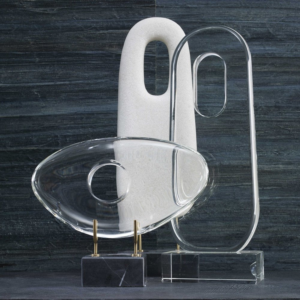 Black Label Minion Sculpture - Crystal Reclining Uttermost 3