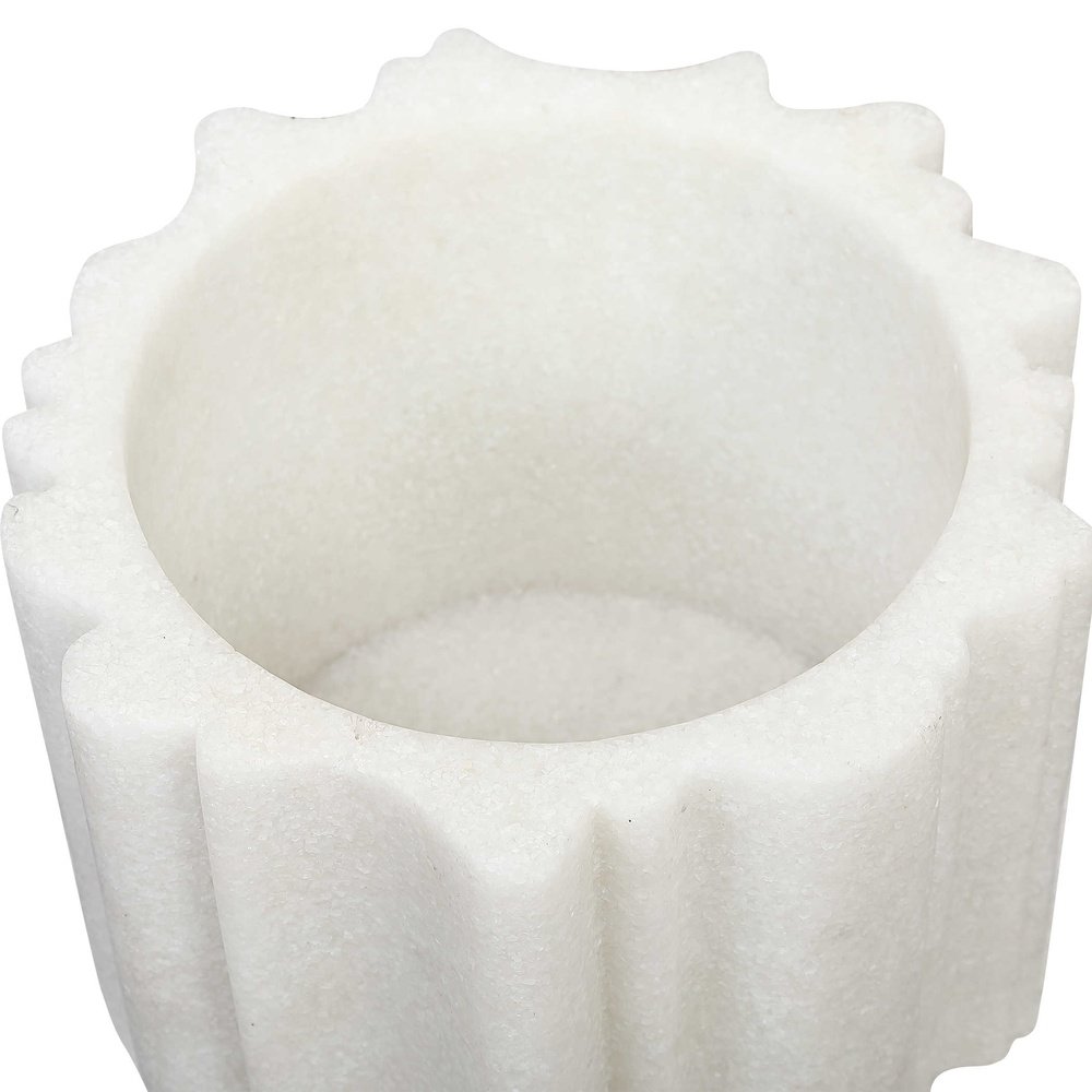 Black Label Ripple Round Planter Uttermost 6