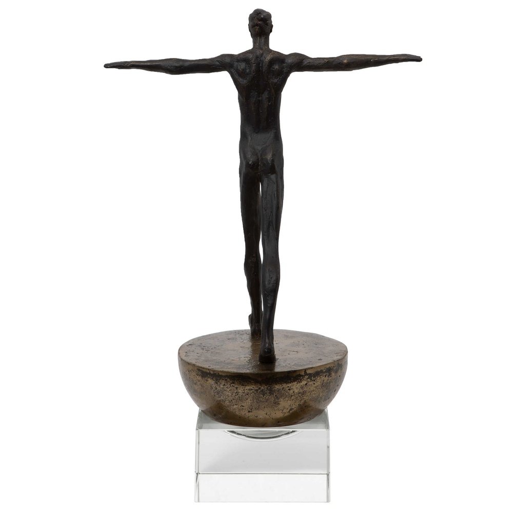 Uttermost Black Label Man Finding Balance Sculpture