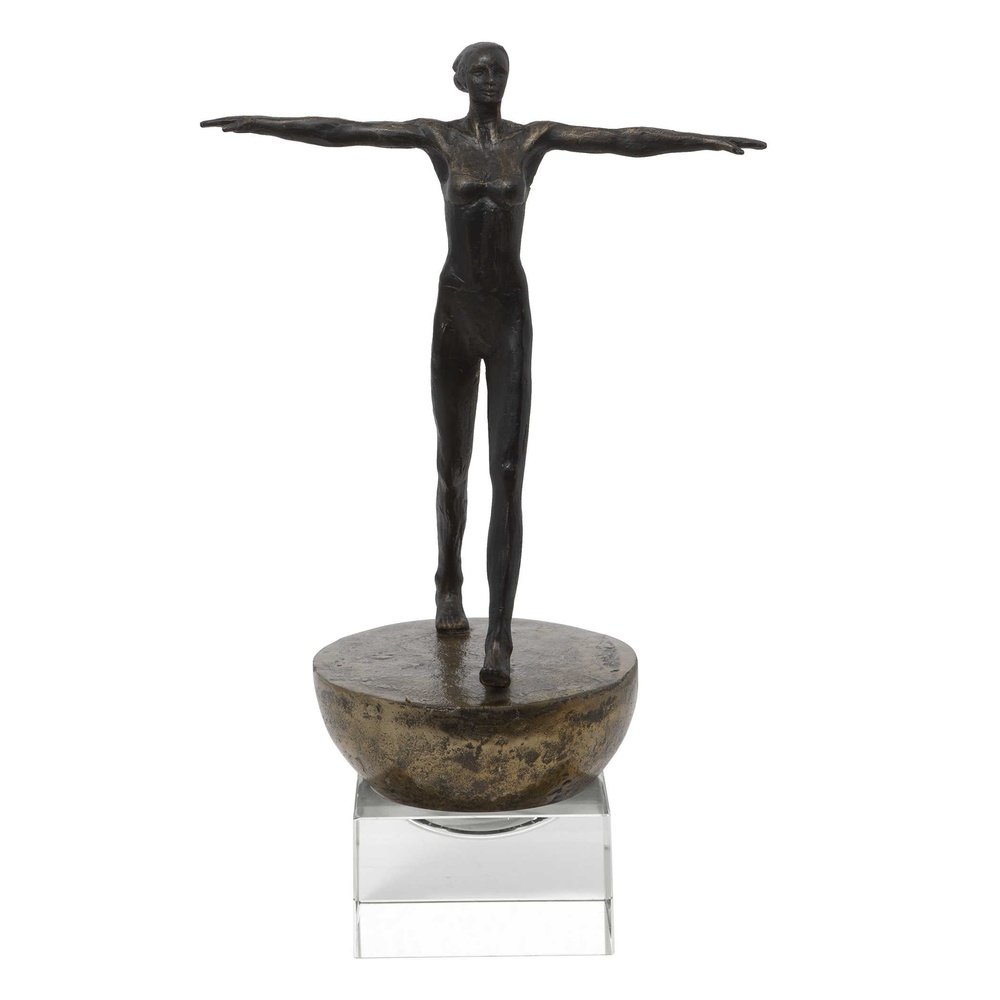 Uttermost Black Label Woman Finding Balance Sculpture