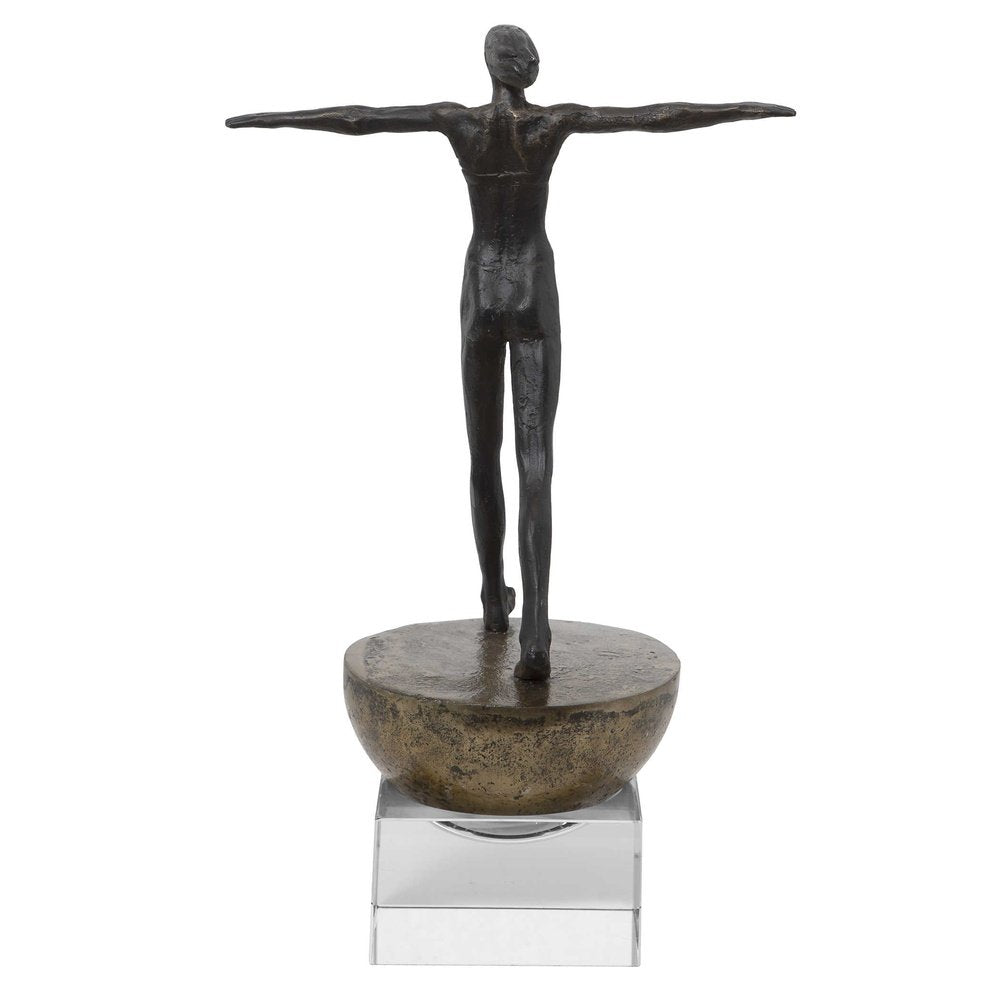 Uttermost Black Label Woman Finding Balance Sculpture