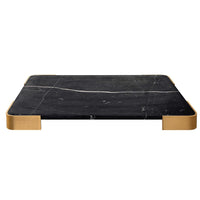 Uttermost Black Label Elevated Tray/Plateau - Black Marble Large