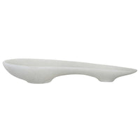 Uttermost Black Label Double Scoop Bowl - White