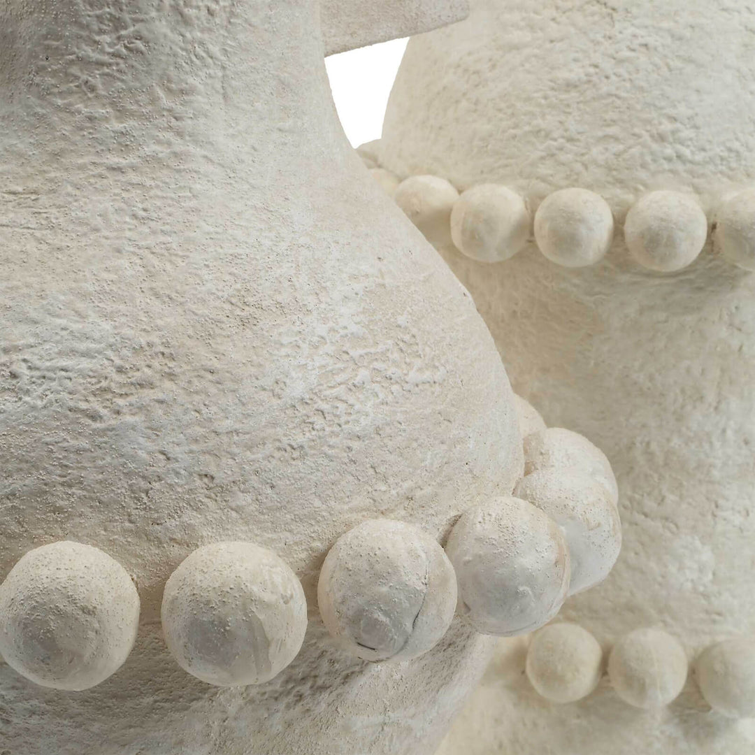 Pom Pom Set of 2 Totem Vases