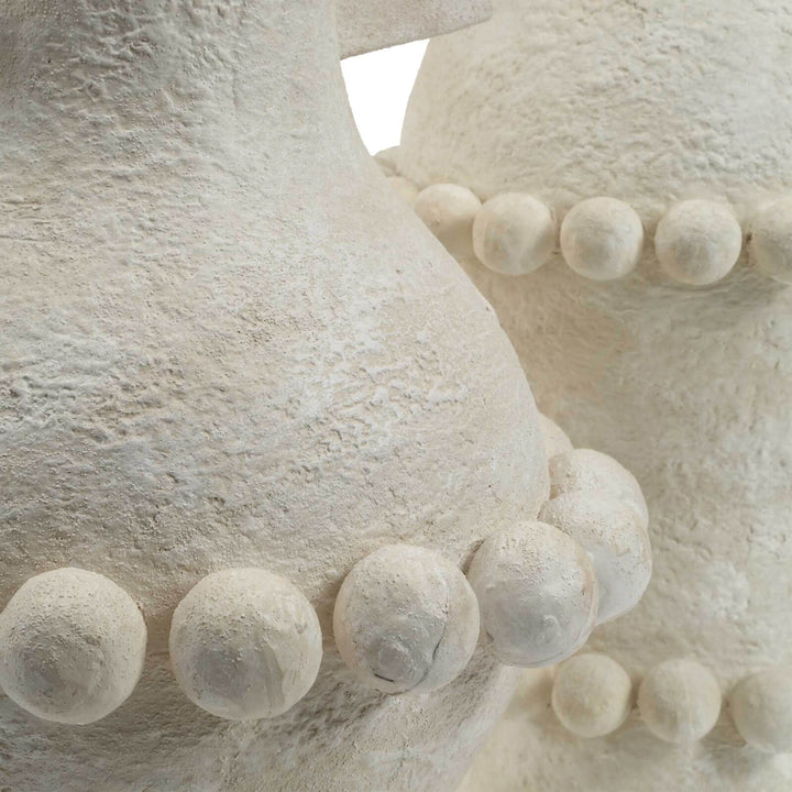 Pom Pom Set of 2 Totem Vases