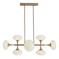 Uttermost Black Label Vienna, 8 Light Pendant - Brass