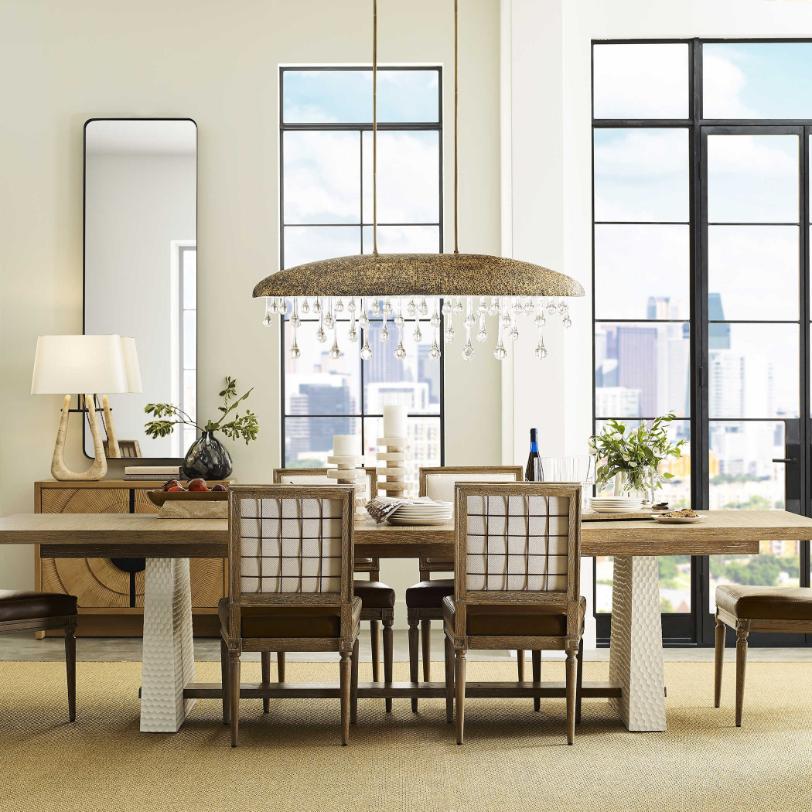 Downpour Brass & Glass Droplet Pendant Light