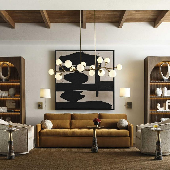 Meandering 14 Pendant Light - Brass