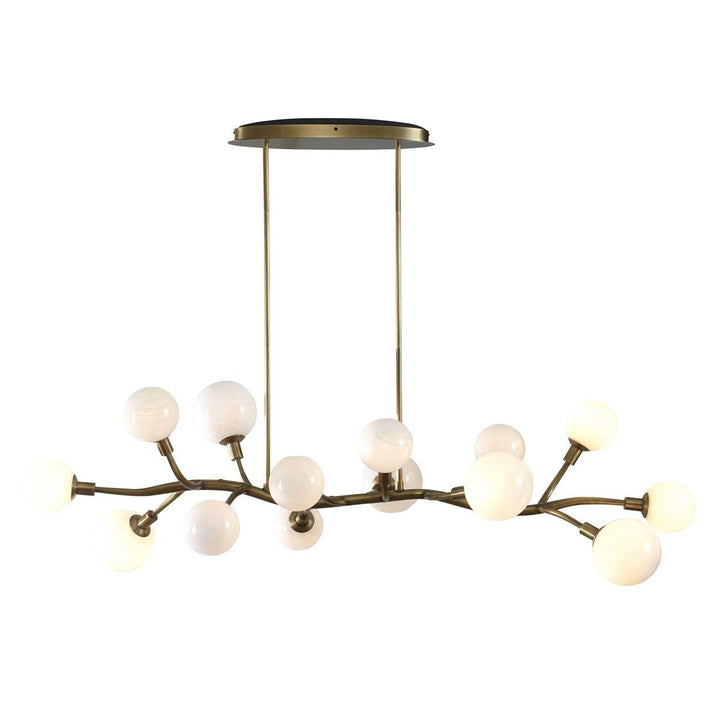 Meandering 14 Pendant Light - Brass