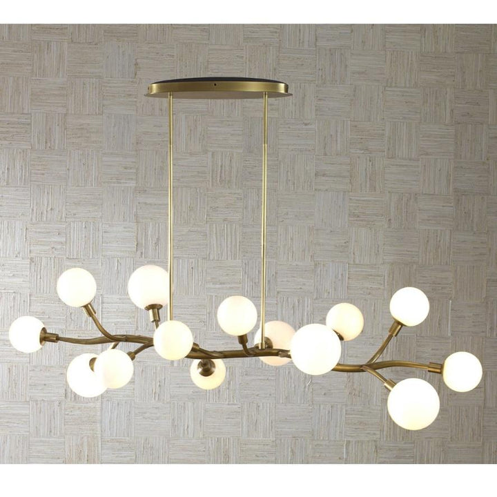 Meandering 14 Pendant Light - Brass