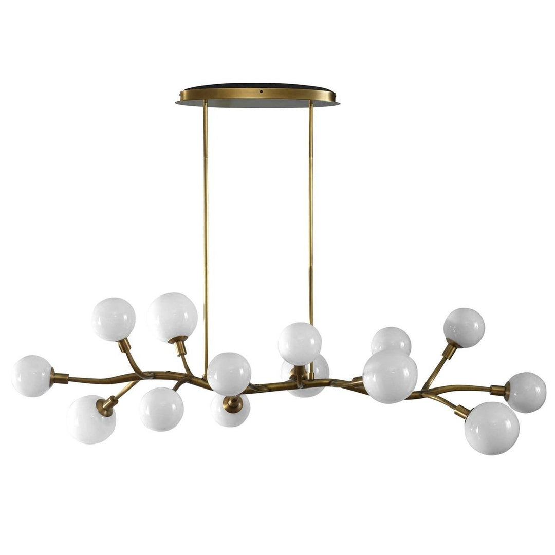 Meandering 14 Pendant Light - Brass