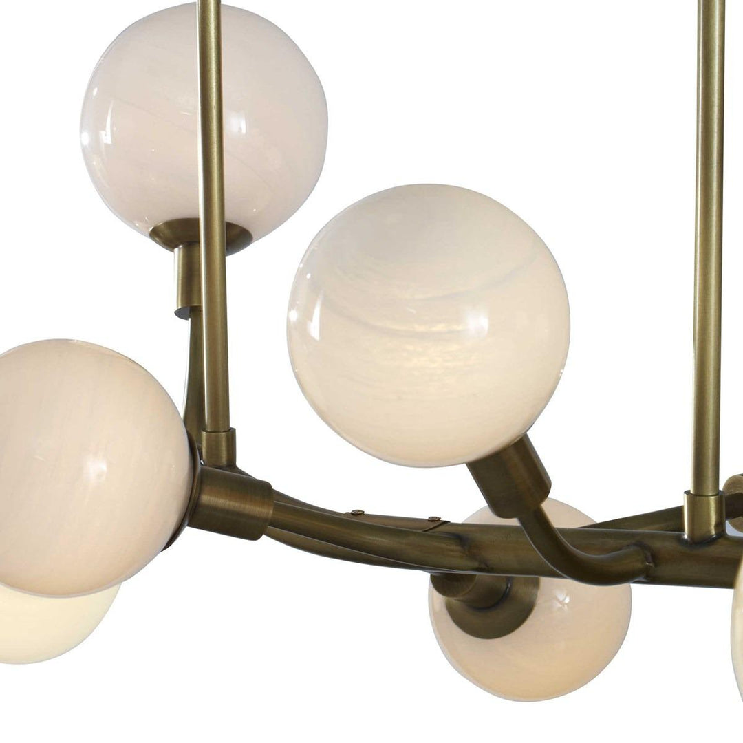 Meandering 14 Pendant Light - Brass