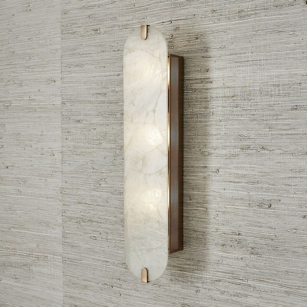 Lustrous 3 Light Wall Sconce - Crystal