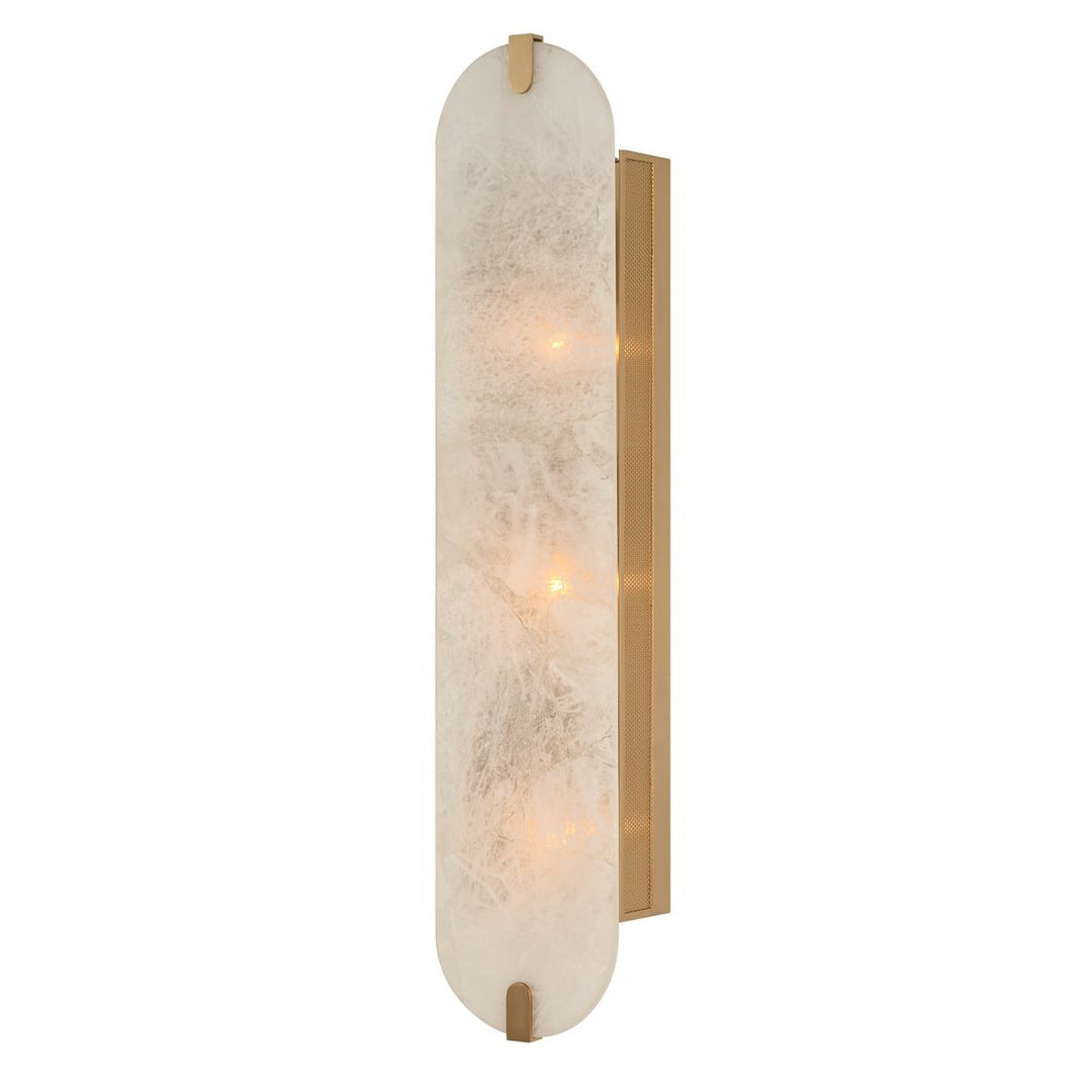 Lustrous 3 Light Wall Sconce - Crystal