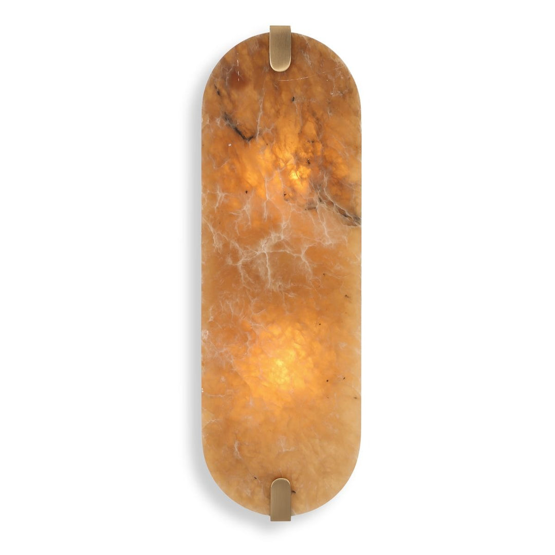 Lustrous 2 Light Wall Sconce - Smoky Alabaster