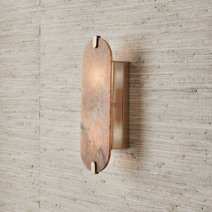 Lustrous 2 Light Wall Sconce - Smoky Alabaster