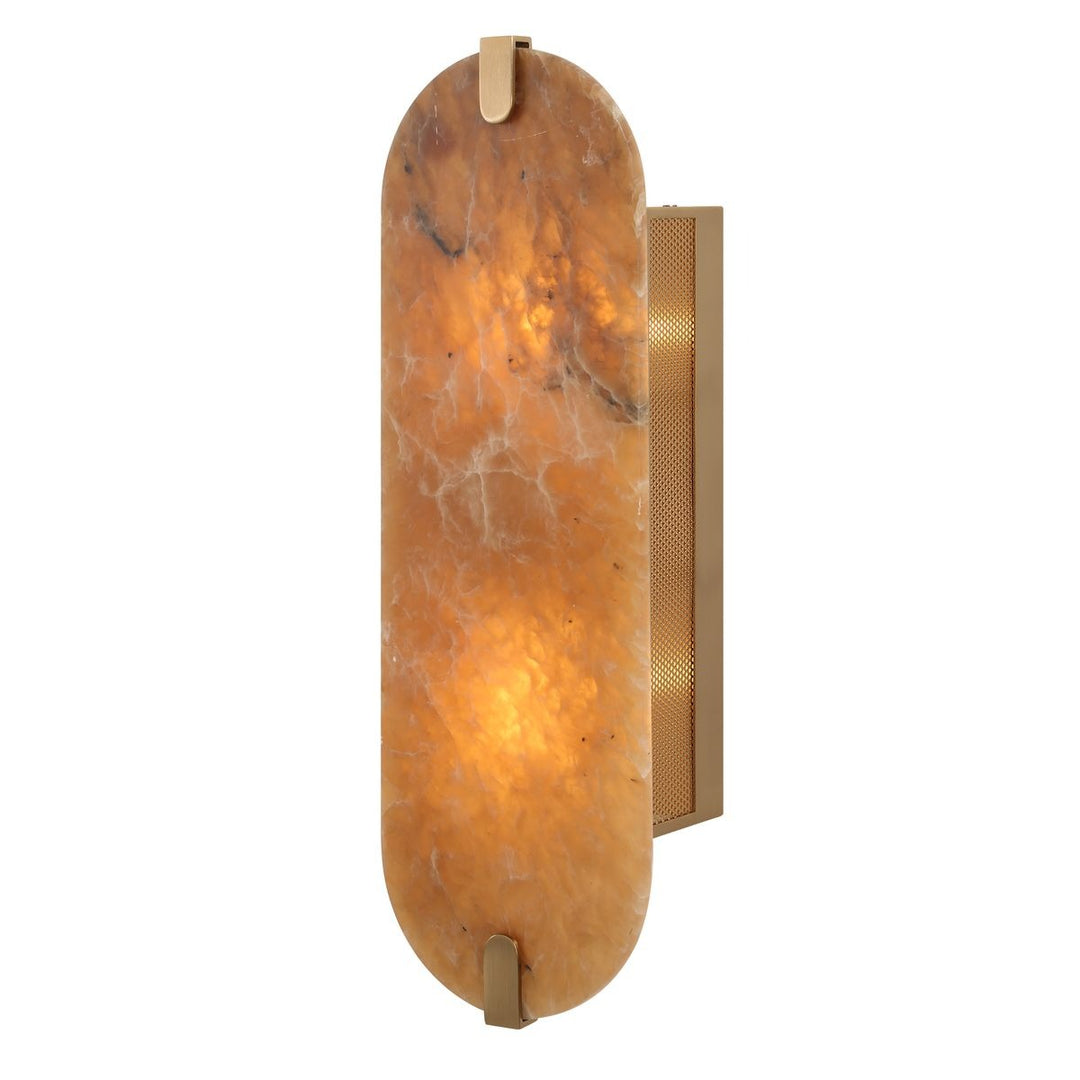 Lustrous 2 Light Wall Sconce - Smoky Alabaster