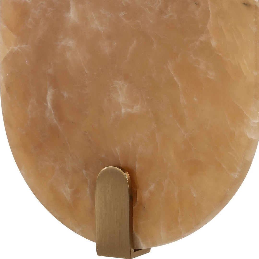Lustrous 2 Light Wall Sconce - Smoky Alabaster