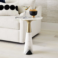 Uttermost Black Label Panda Accent Table