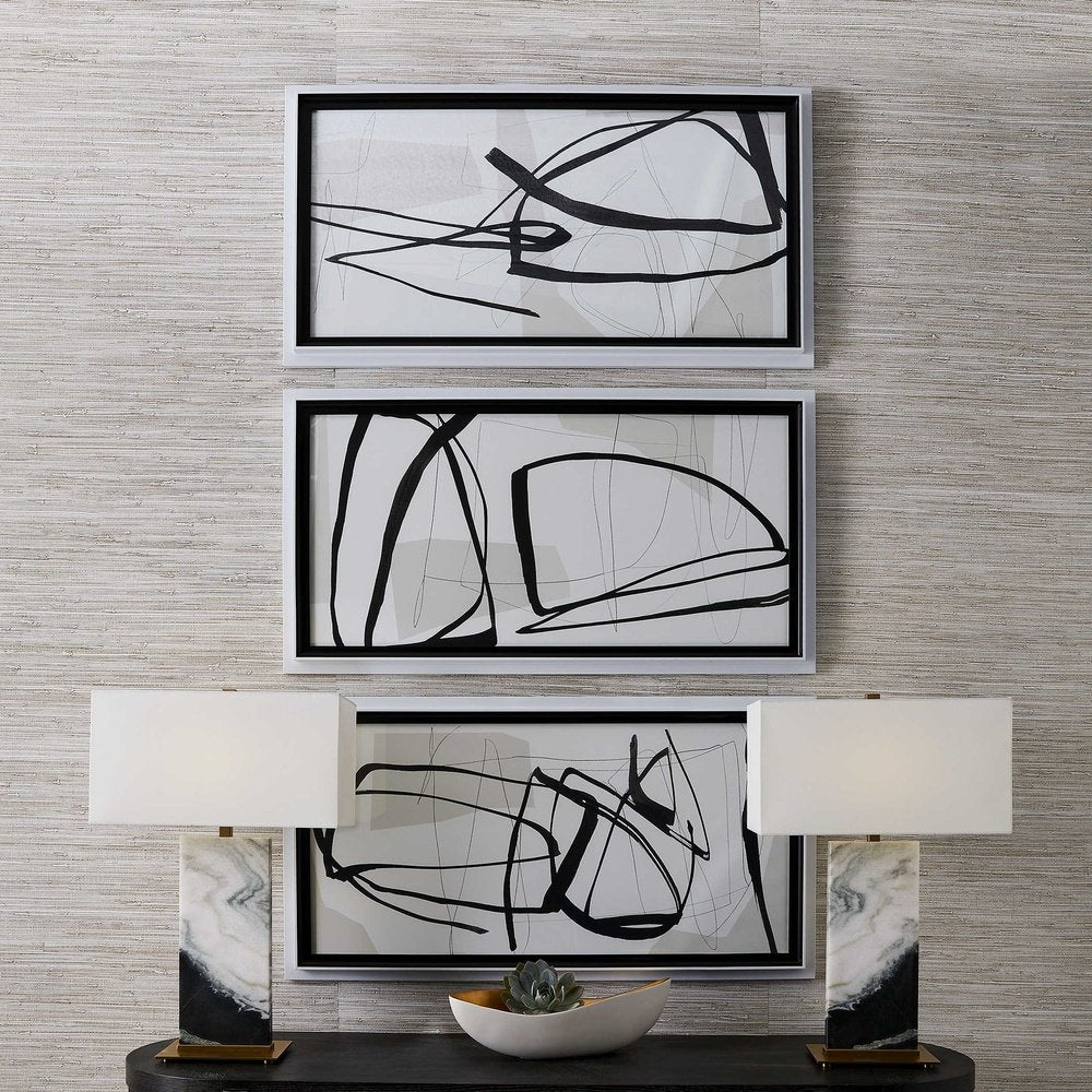 Black Label Panda Marble Table Lamp Uttermost 5