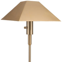 Uttermost Black Label Telescope Floor Lamp - White Marble/Brass