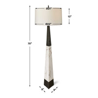 Uttermost Black Label Trian Floor Lamp